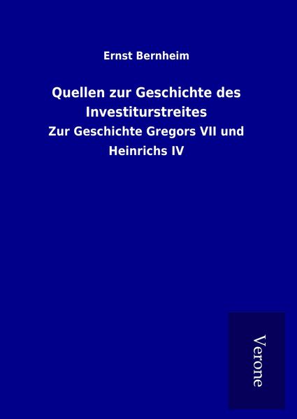 Produktbild: Quellen zur Geschichte des Investiturstreites
