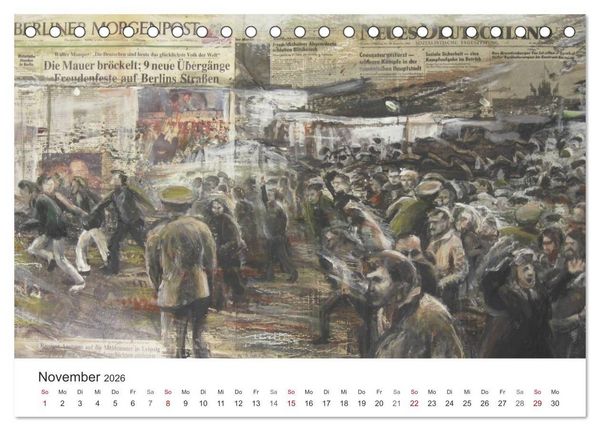 Produktbild: Berlin erlebt und gemalt - Ren&eacute;e K&ouml;nig (Tischkalender 2026 DIN A5 quer), CALVENDO Monatskalender