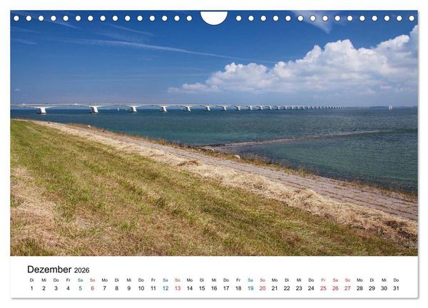 Produktbild: Seeland - Impressionen aus dem S&uuml;dwesten der Niederlande (Wandkalender 2026 DIN A4 quer), CALVENDO Monatskalender