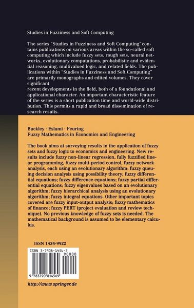 Produktbild: Fuzzy Mathematics in Economics and Engineering