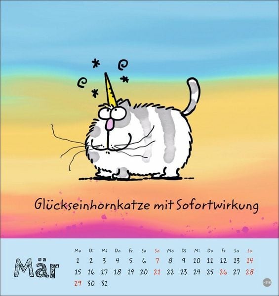 Produktbild: Catzz Postkartenkalender 2027