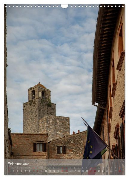 Produktbild: San Gimignano - Stadt der T&uuml;rme (Wandkalender 2026 DIN A3 hoch), CALVENDO Monatskalender