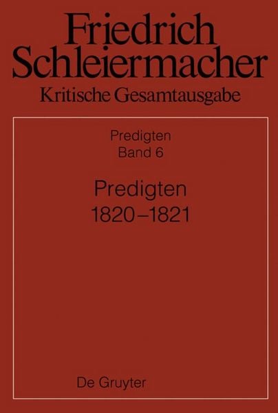 Produktbild: Predigten 1820-1821
