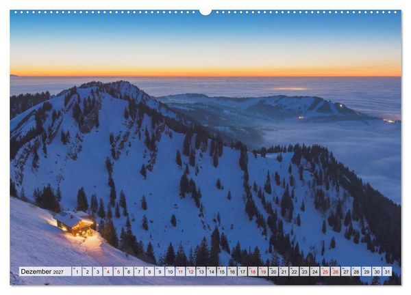 Produktbild: Allg&auml;uer Alpen 2027 (Wandkalender 2027 DIN A2 quer), CALVENDO Monatskalender