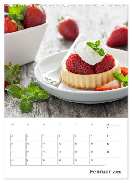 Produktbild: Herzhaft - S&uuml;&szlig; / Mein K&uuml;chenplaner (hochwertiger Premium Wandkalender 2026 DIN A2 hoch), Kunstdruck in Hochglanz