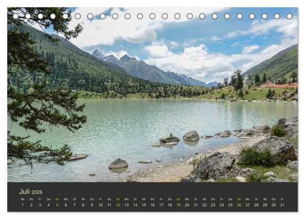 Produktbild: Kham - Tibets abgelegenes Hochland (Tischkalender 2026 DIN A5 quer), CALVENDO Monatskalender