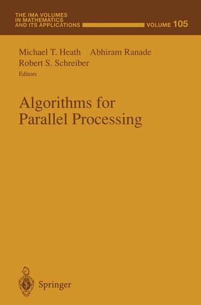 Produktbild: Algorithms for Parallel Processing