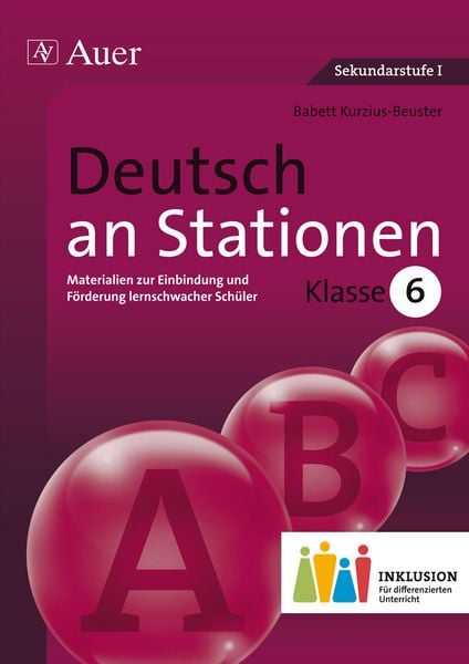 Produktbild: Deutsch an Stationen 6 Inklusion