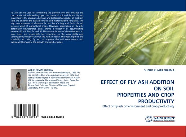 Produktbild: Effect Of Fly Ash Addition On Soil Properties and Crop Productivity
