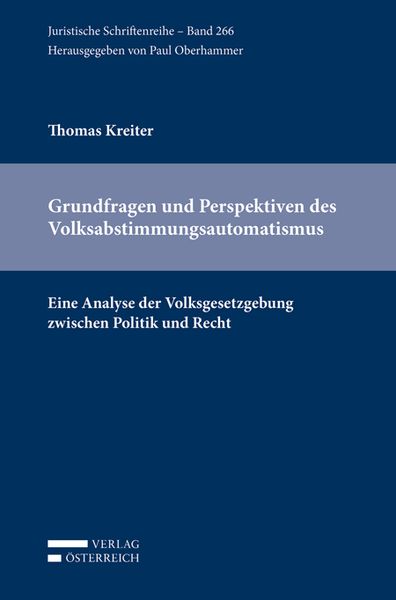 Produktbild: Grundfragen und Perspektiven des Volksabstimmungsautomatismus