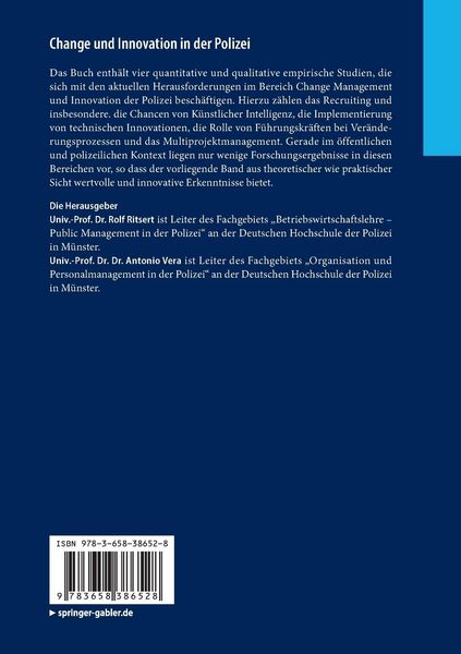 Produktbild: Change und Innovation in der Polizei