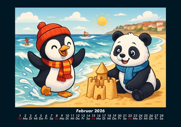 Produktbild: Pico & Pippin in Australien 2026 Fotokalender DIN A4