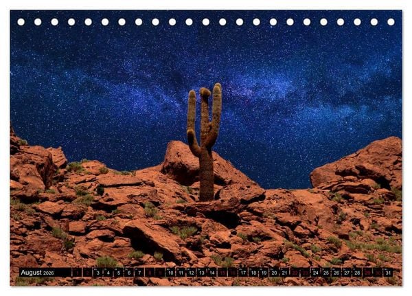 Produktbild: ATACAMA Wunder der Natur (Tischkalender 2026 DIN A5 quer), CALVENDO Monatskalender