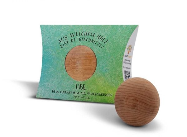 Produktbild: Handschmeichler Eibe 45mm mit Baumhoroskop