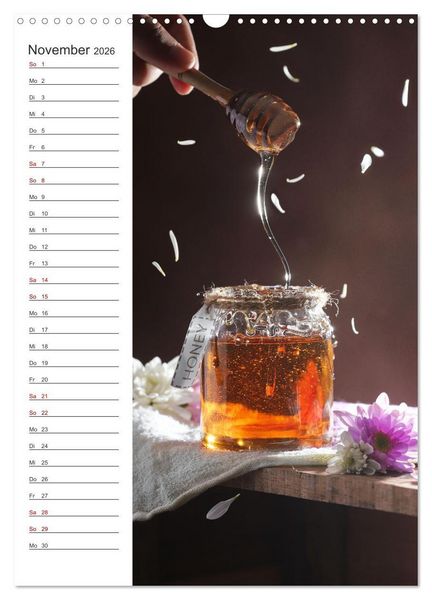 Produktbild: Naturheilmittel Honig - Kalender & Terminplaner (Wandkalender 2026 DIN A3 hoch), CALVENDO Monatskalender