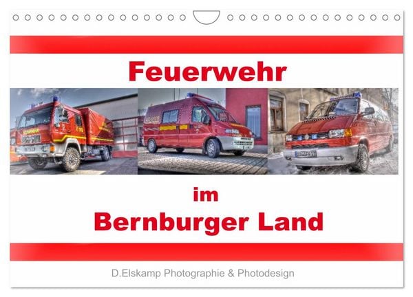 Feuerwehr im Bernburger Land (Wandkalender 2026 DIN A4 quer), CALVENDO Monatskalender