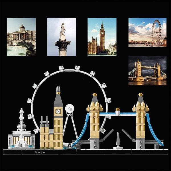 LEGO Architecture 21034 London, Skyline-Modellbausatz, Haus-, Büro-Deko
