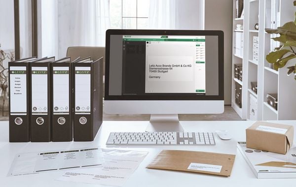 Produktbild: LEITZ&reg; H&auml;ngeordner 180&deg;, R&uuml;ckenbreite 8 cm schwarz