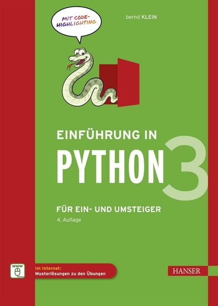 Produktbild: Einf&uuml;hrung in Python 3