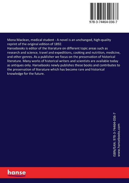Produktbild: Mona Maclean, medical student
