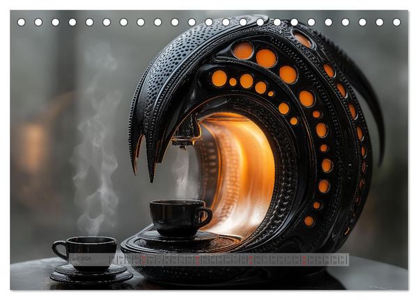 Produktbild: Dein Kaffeegenuss (Tischkalender 2026 DIN A5 quer), CALVENDO Monatskalender