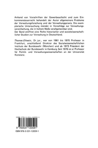 Produktbild: Verwaltung und Verwaltungsvorschriften