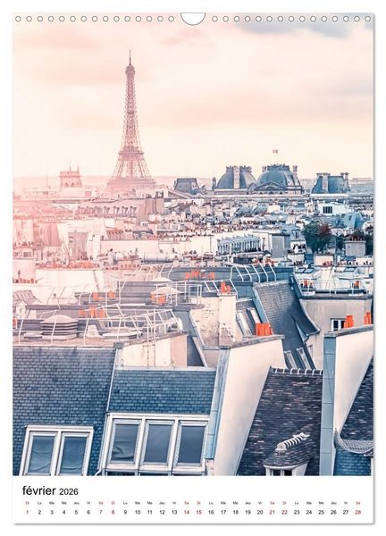 Produktbild: Visite de Paris (Calendrier mural 2026 DIN A3 horizontal), CALVENDO calendrier mensuel