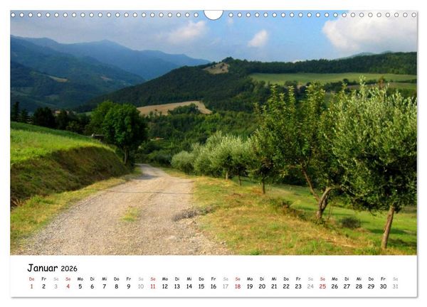 Produktbild: Franziskusweg - Camino di Assisi (Wandkalender 2026 DIN A3 quer), CALVENDO Monatskalender