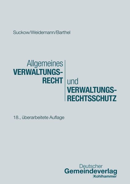Produktbild: Allgemeines Verwaltungsrecht und Verwaltungsrechtsschutz