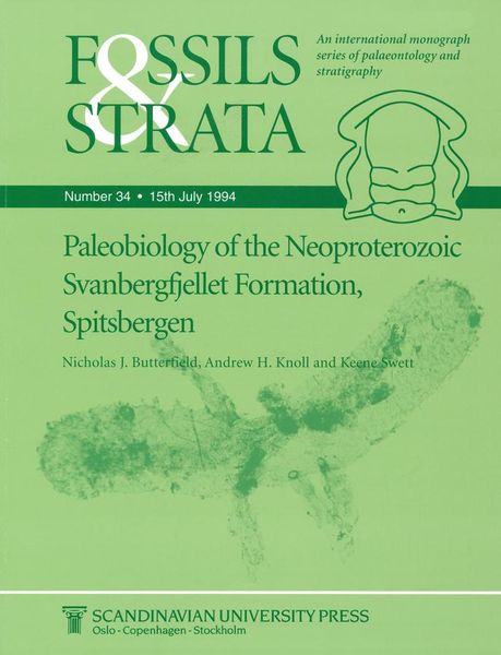 Produktbild: Paleobiology of the Neoproterozoic Svanbergfjellet Formation, Spitsbergen