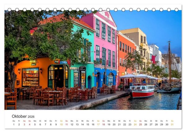 Produktbild: Cura&ccedil;ao - paradiesische Insel in der Karibik (Tischkalender 2026 DIN A5 quer), CALVENDO Monatskalender