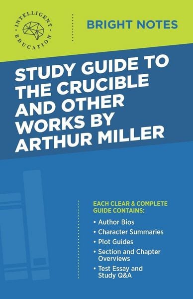 Produktbild: Study Guide to The Crucible and Other Works by Arthur Miller
