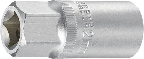 Produktbild: TOOLCRAFT 815294 Au&szlig;en-Sechskant Z&uuml;ndkerzeneinsatz 21mm 1/2\" (12.5 mm)