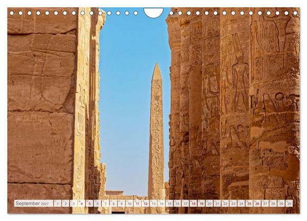 Produktbild: Monumente der Ewigkeit - von Wesiren bis zu C&auml;saren in &Auml;gypten (Wandkalender 2027 DIN A4 quer), CALVENDO Monatskalender
