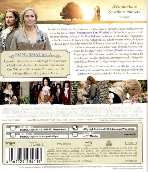 Produktbild: Die G&auml;rtnerin von Versailles