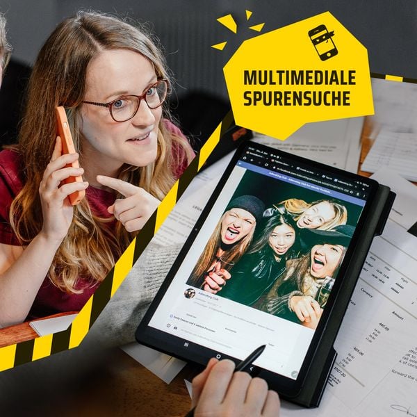 Produktbild: Krimi-Spielebox: Detective Stories - Das Feuer in Adlerstein (Fall 1)
