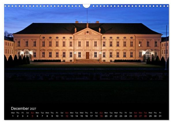 Produktbild: Evening Walk through Berlin (Wall Calendar 2027 DIN A3 landscape), CALVENDO 12 Month Wall Calendar