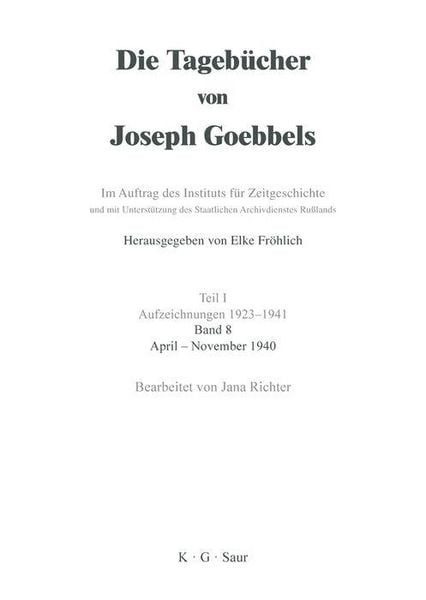 Produktbild: April - November 1940