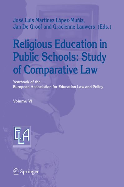 Produktbild: Religious Education in Public Schools: Study of Comparative Law