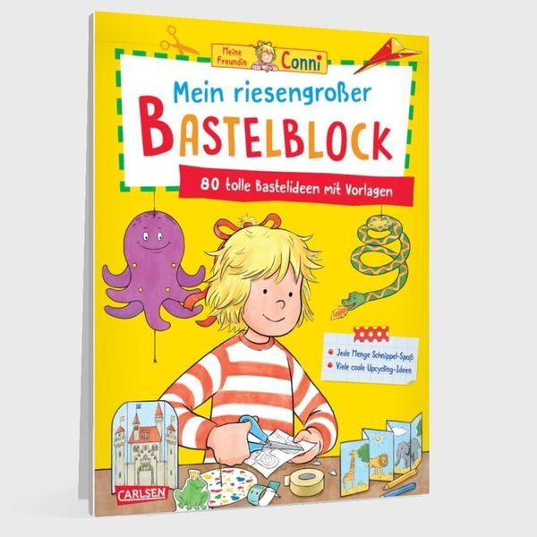 Produktbild: Conni Gelbe Reihe (Besch&auml;ftigungsbuch): Mein riesengro&szlig;er Bastelblock