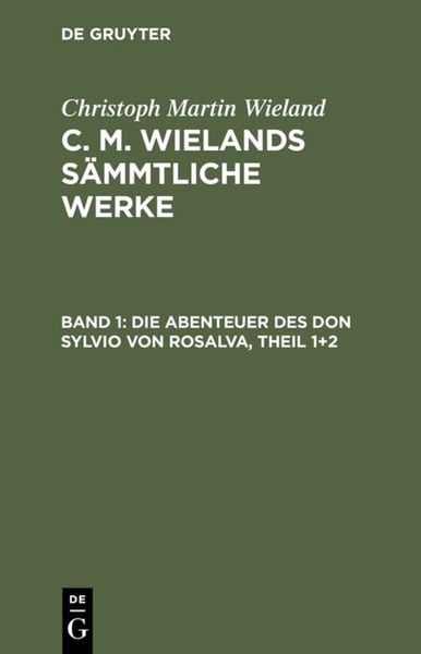 Produktbild: Die Abenteuer des Don Sylvio von Rosalva, Theil 1+2