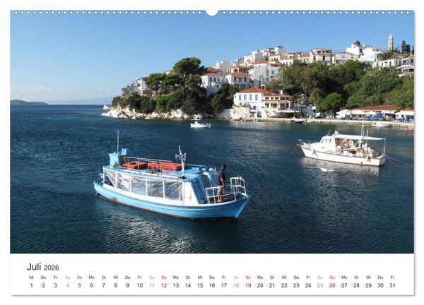 Produktbild: Sporadeninsel Skiathos (Wandkalender 2026 DIN A2 quer), CALVENDO Monatskalender