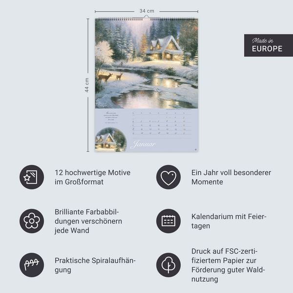 Produktbild: Thomas Kinkade: Land im Licht Kalender 2027