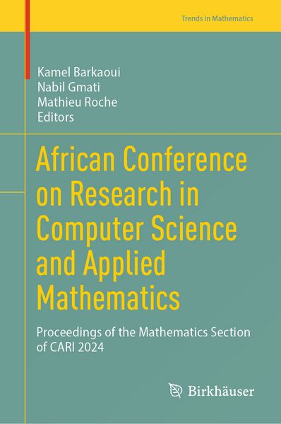 Produktbild: African Conference on Research in Computer Science and Applied Mathematics