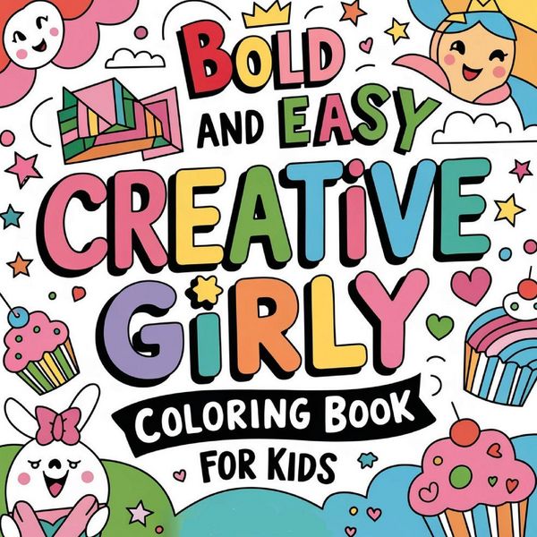 Produktbild: Creative Girly Coloring Book for Kids