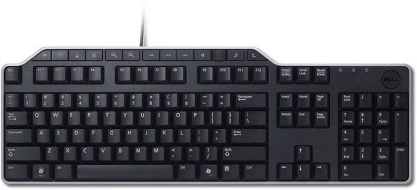 Produktbild: Dell KB522 USB Tastatur Deutsch, QWERTZ Schwarz USB-Anschluss, Spritzwassergesch&uuml;tzt