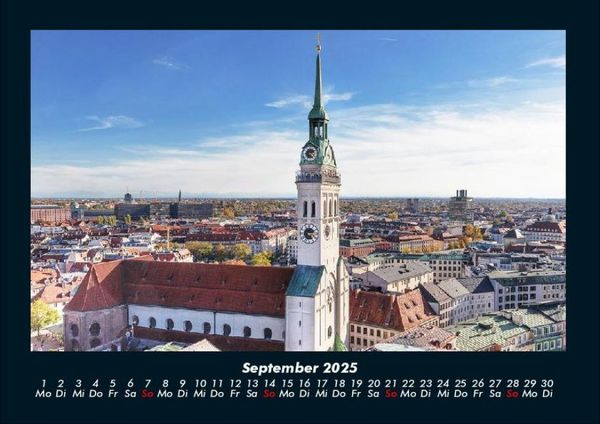 Produktbild: M&uuml;nchen 2025 Fotokalender DIN A4