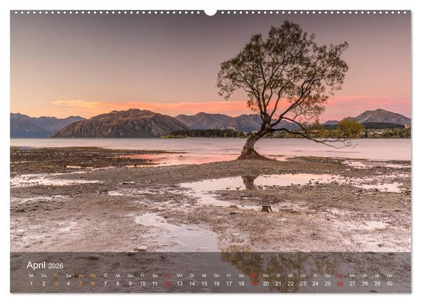 Produktbild: Neuseeland - Traumhafte Landschaften am anderen Ende der Welt (Wandkalender 2026 DIN A2 quer), CALVENDO Monatskalender