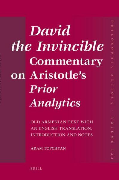 Produktbild: David the Invincible, Commentary on Aristotle's Prior Analytics