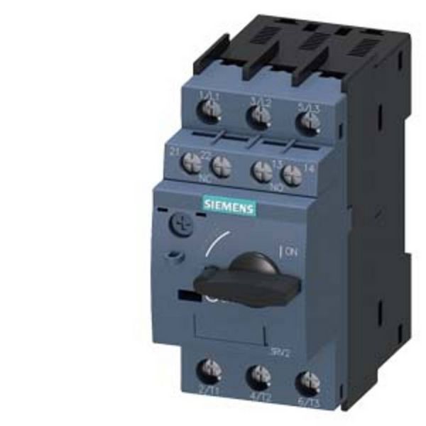 Produktbild: Siemens 3RV2011-0CA15 Leistungsschalter 1 St. Einstellbereich (Strom): 0.18 - 0.25 A Schaltspannung (max.): 690 V/AC (B x H x T) 45 x 97 x 97 mm